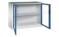 Lichtgrau RAL 7035/Enzianblau RAL 5010 
