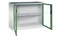 Lichtgrau RAL 7035/Resedagrün RAL 6011 