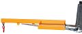 Lastarm starre Ausführung Tragkr. 500 - 2500 kg,orange RAL 2000