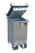 Lithium-Ionen-Lagerbehälter, verzinkt Typ LIL 30, LxBxH: 400 x 600 x 750 mm