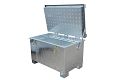 Lithium-Ionen-Lagerbehälter, verzinkt Typ LIL 220, LxBxH: 1200x800x750 mm
