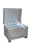 Lithium-Ionen-Lagerbehälter, verzinkt Typ LIL 280, LxBxH: 1200x1000x750 mm