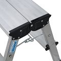 Rolly Doppel-Klapp Tritt 2 x 2 Stufen, alu