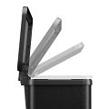 Tret-Mülltrenner, Öko Duo, 1 x 9, 1 x 17 Ltr., schwarz