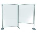 PRO Stellwandtafel lackiert/lackiert doppelseitig, HxB: 180 x 120 cm